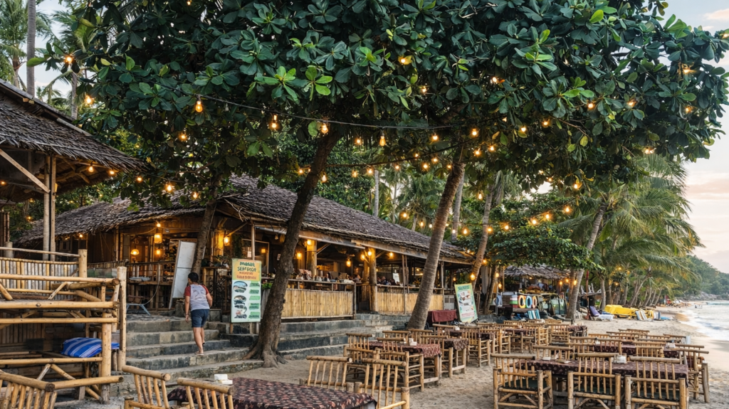 Bamboo restaurant à Koh Samui.